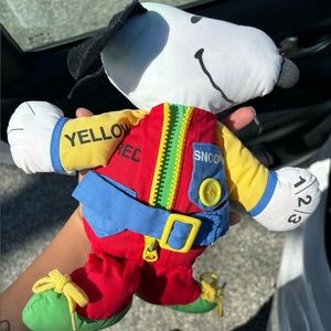 Vintage *RARE* Learning Snoopy Plush